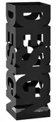 Wieszaki i stojaki - Czarny designerski stojak na parasole M9-R09 - miniaturka - grafika 1