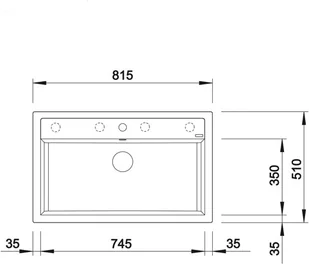 Blanco DALAGO 8 TARTUFO 517323 - Zlewozmywaki - miniaturka - grafika 3