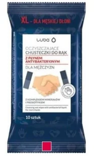 Luba Oczyszczające chusteczki nawilżane do rąk Dla Mężczyzn 10 szt. - Chusteczki do higieny intymnej - miniaturka - grafika 2