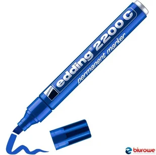 Edding Marker pernam.2200/003 ścięty niebieski - Markery permanentne - miniaturka - grafika 2