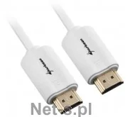 Sharkoon Kabel Kabel HDMI - HDMI 4K biały 1.0m - A-A - 4044951018109 - Kable - miniaturka - grafika 2