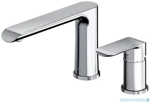 Omnires Sacramento bateria wannowa 4-otworowa kompletna chrom SC2332XCR - Baterie wannowe i prysznicowe - miniaturka - grafika 3