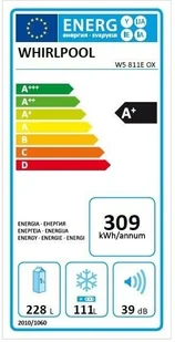 Lodówka Whirlpool W5 811E OX - Lodówki - miniaturka - grafika 3