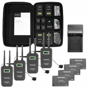 Saramonic Bezprzewodowy zestaw audio SARAMONIC VmicLink5 RX5 + TX5 +TX5 + TX5 - Inne akcesoria audio-wideo - miniaturka - grafika 2