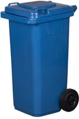 Kosze na śmieci - Pojemnik na odpady 120 l niebieski - miniaturka - grafika 1