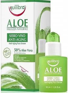 EQUILIBRA ALOESOWE PRZECIWSTARZENIOWE SERUM DO TWARZY Z KWASEM HIALURONOWYM 30ML EQ339 - Serum do włosów - miniaturka - grafika 2