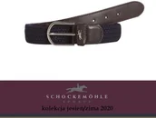 Akcesoria jeździeckie - Schockemohle Pasek do spodni SPORTY LOGO AW20 - black 2150-00341 - miniaturka - grafika 1
