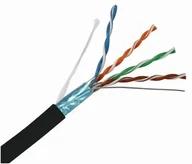 Kable miedziane - ALANTEC Skrętka Ftp 4x2x24AWG kat.5E, zewnętrzny - miniaturka - grafika 1