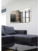 Lustra - Łukasz Ochwat Alfaram Lustro ŁEZKA w ramie - kolor ramy do wyboru, Lustro Owalne : 50x110 - miniaturka - grafika 1