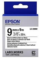 Papier do drukarek - Epson LabelWorks LK-3wbw  taśma do etykiet  czarny na białym, c53s653007 C53S653007 - miniaturka - grafika 1