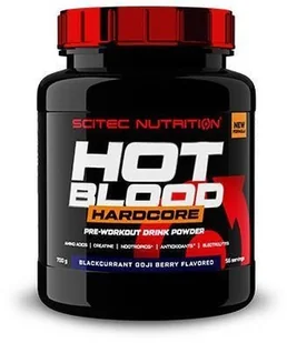 SCITEC Hot Blood Hardcore [ 700g ] - Scitec - Przedtreningówka Pre-Workout Beta Alanina Kofeina Tropical - Przedtreningówki - miniaturka - grafika 2