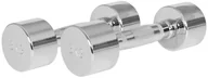 Hantle i ciężarki - Gorilla Sports 2x3 kg zestaw hantli chromowanych (100599-00004-0099) - miniaturka - grafika 1