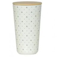 Pojemniki kuchenne - Tadar TRIANGLE POJEMNIK Z POKRYWKĄ 18,5 CM DREWNO BAMBUSOWE 5903313401791 - miniaturka - grafika 1