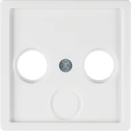Gniazdka elektryczne - Berker Q1/Q3/Q7 biały płytka do gniazda RTV-SAT B_12036089 - miniaturka - grafika 1