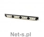 Digitus Patch panel 19"" 24 porty, kat.5e, U/UTP, 1U, czarny (kompletny) (DN-91524U-1) - Pozostałe akcesoria sieciowe - miniaturka - grafika 2