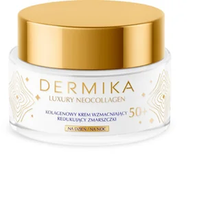 Dermika Luxury Neocollagen 50+ Kolagenowy Krem wzmacniający redukujący zmarszczki na dzień i noc 50ml 132573 - Kremy do twarzy - miniaturka - grafika 2