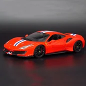Samochody i pojazdy dla dzieci - Bburago Autko Ferrari 488 Pista 1:24 26026 $ - miniaturka - grafika 1