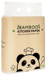 The Cheeky Panda Bambusowy ręcznik kuchenny 2 rol. - Ściereczki, gąbki, czyściki - miniaturka - grafika 4
