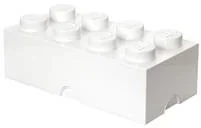 LEGO Klocek Brick 8 Biały 40041735 - Pudła i pojemniki do przechowywania - miniaturka - grafika 4