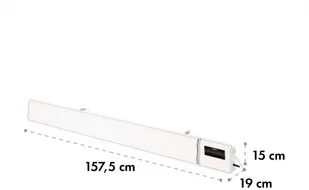 Klarstein Klarstein Cosmic Beam Smart 24, promiennik podczerwieni, 2400 W, sterowanie przy użyciu aplikacji, biały ACO7-CosmicBeSm24-WH - Ogrzewanie przenośne Klarstein Klarstein Cosmic Beam Smart 24, promiennik podczerwieni, 2400 W, sterowanie przy użyciu aplikacji, biały ACO7-CosmicBeSm24-WH - Ogrzewanie przenośne - miniaturka - grafika 2