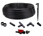 Węże ogrodowe i zraszacze - Anixol Linia kroplująca 100m + 50 szpilek + 37 akcesoriów Linia 87/bez komp/AX - miniaturka - grafika 1