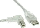 Kable USB - InLine Intos kabel USB 2.0 USB kabel przyłączeniowy A/wtyczka  wtyczka szer./2.0 m przezroczysty po lewej stronie narożników tabletu przy użyciu elastycznych pasków 34520L - miniaturka - grafika 1