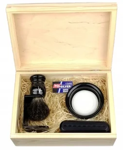 Pędzel Do Golenia Borsuk + Maszynka Eko Prezeznt - Pędzle do golenia - miniaturka - grafika 7