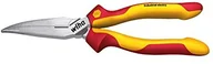 Kombinerki i obcęgi - Wiha szczypce płaskie okrągłe Industrial Electric z wygięty kształt, ok. 40 ° (35462) 200 MM szczypce do cięcia do malowania, VDE, stueckgeprueft, stabilny i wytrzymały Z05120009 - miniaturka - grafika 1