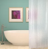 Zasłony prysznicowe - AWD Interior Załonka Prysznicowa Przezroczysta - miniaturka - grafika 1