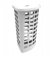 Kosze na bieliznę - Plast Team Kosz na bieliznę Boston 54L Biały - miniaturka - grafika 1