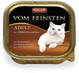 Animonda Vom Feinsten Adult 32 x 100 g Wątróbka drobiowa - Mokra karma dla kotów - miniaturka - grafika 3