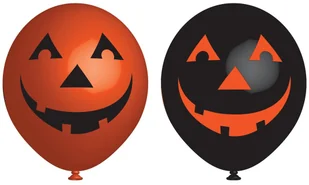 Amscan Balony 11", "Dynie", mix, 6 szt 999952 - Halloween - miniaturka - grafika 2