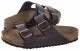 Klapki i japonki męskie - Birkenstock Klapki Arizona Dark Brown 051701 (BK1-b) para 41:1|42:2|43:1|44:1|45:1|46:1| - miniaturka - grafika 1