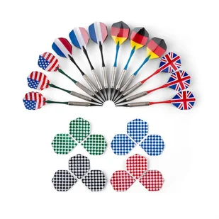 KLARFIT KLARFIT Dartchamp Tarcza do darta Automat do darta Miękkie rzutki Designerskie drzwi czarny DRB-Dartchamp - Dart - miniaturka - grafika 3