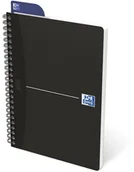 Notesy i bloczki - OXFORD Office Essentials A5 Soft Card Twin-wire Notebook Ruled 180 Pages Black SCRIBZEE Compatible 100103627 - miniaturka - grafika 1