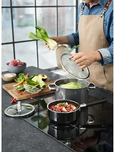 WMF Garnek niski z pokrywką Fusiontec Mineral, czarny, srebrny, 2,4 l - Garnki WMF Garnek niski z pokrywką Fusiontec Mineral, czarny, srebrny, 2,4 l - Garnki - miniaturka - grafika 5