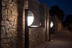 Su-Ma lampa Lampa stojąca CITY czarny - Lampy ogrodowe - miniaturka - grafika 3