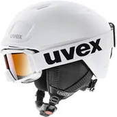 Kaski narciarskie - Uvex Heyya Pro Set Kask Dzieci, white black mat 54-58cm 2020 Kaski narciarskie S56S2502005 - miniaturka - grafika 1
