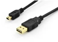 Kable USB - Assmann Kabel USB połączeniowy USB 2.0 HighSpeed dwustronny USB A/miniUSB B męskie - męskie (AK-300123-018-S) - miniaturka - grafika 1