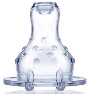 Nuby Smoczek Silikonowy niekapek standardowa szyjka 2szt - Smoczki do butelek Nuby Smoczek Silikonowy niekapek standardowa szyjka 2szt - Smoczki do butelek - miniaturka - grafika 2