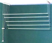 Suszarki na ubrania - Turpol Suszarka sufitowa 6 prętów 1,6m 0BB8-75603 - miniaturka - grafika 1