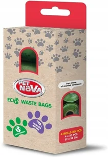 Pet Nova Biodegradowalne Woreczki Na Psie Odchody Kupy 4x20 - Woreczki na psie odchody - miniaturka - grafika 5