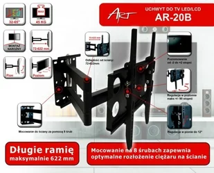Art AR-20 (888-013526) - Uchwyty do telewizora - miniaturka - grafika 2