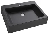 Umywalki - Massi Umywalka nablatowa SINGUR sky black 50 cm MSU-2610-CM - miniaturka - grafika 1
