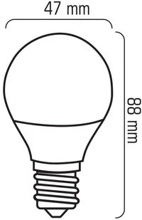 LEDlumen Żarówka LED CCD WW G45-AP, E27, 8 W, barwa biała ciepła - Żarówki LED - miniaturka - grafika 7