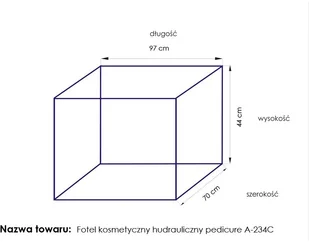 ACTIVESHOP FOTEL Kosmetyczny Hyd. A 234c Pedi Biały 10003_100716 - Fotele kosmetyczne - miniaturka - grafika 8