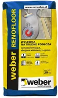 Zaprawy budowlane - Weber Wylewka samopoziomuj$585ca Renofloor 25 kg - miniaturka - grafika 1
