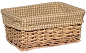 Kosze na bieliznę - BA-DE Koszyk na akcesoria łazienkowe PROSTOKĄTNY WIKLINOWY dł.18 BA-DE - miniaturka - grafika 1
