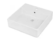 Umywalki - Deante Temisto  50x50 biała CDT6U5S - miniaturka - grafika 1