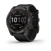 Smartwatch - Garmin Fenix 7x Sapphire Solar DLC 010-02541-23 Czarny - miniaturka - grafika 1